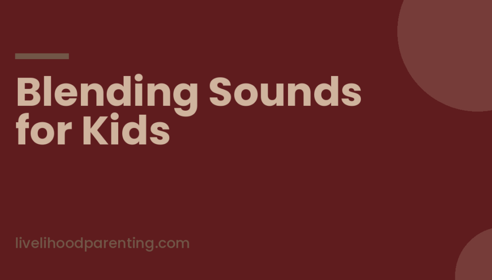 Parent sliding a finger under a short word while blending sounds for kids