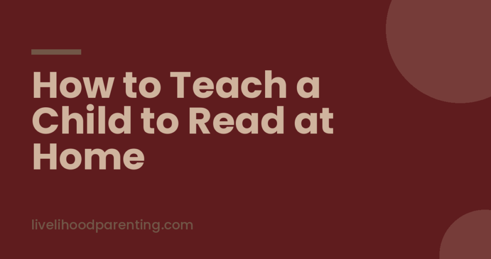 Mother reading a simple book with her child, showing how to teach a child to read at home