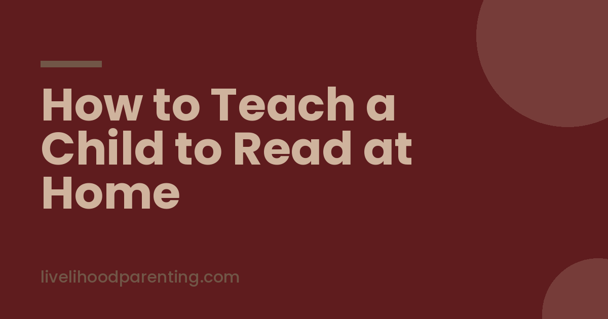 Mother reading a simple book with her child, showing how to teach a child to read at home