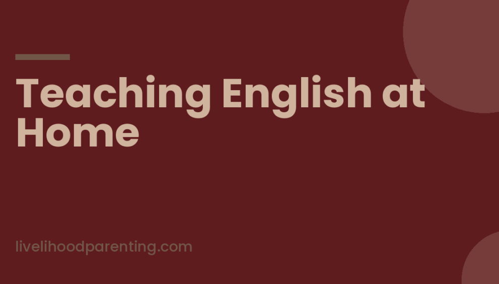 Teaching English at Home When You Studied in Hindi Medium - Livelihood Parenting by Honey Maheshwari Mother teaching English at home to her child with a simple picture book